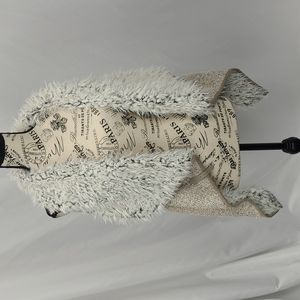 {Paper Crane} Faux Fur Vest